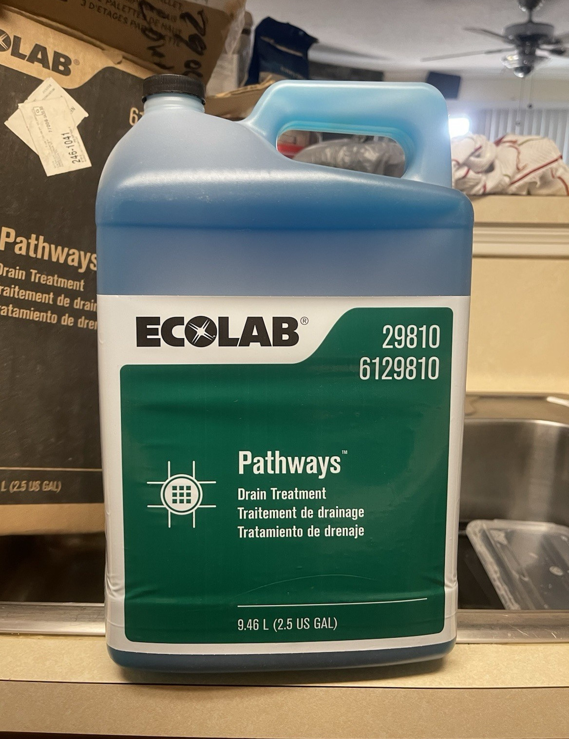 Ecolab Pathways Drain Treatment Unscented 2.5 US gal (9.46 L) 6129810 Ecolab Pathways Drain Treatment Unscented 2.5 US gal (9.46 L) 6129810