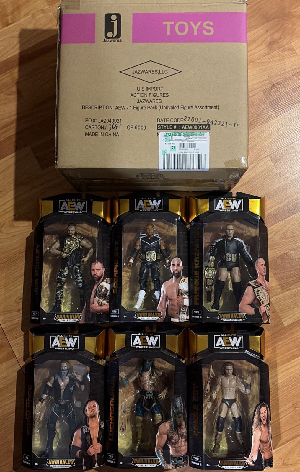 Aew All Elite Wrestling Unrivaled Collection Series 5 Complete Wave Luchasaurus Aew All Elite Wrestling Unrivaled Collection Series 5 Complete Wave Luchasaurus