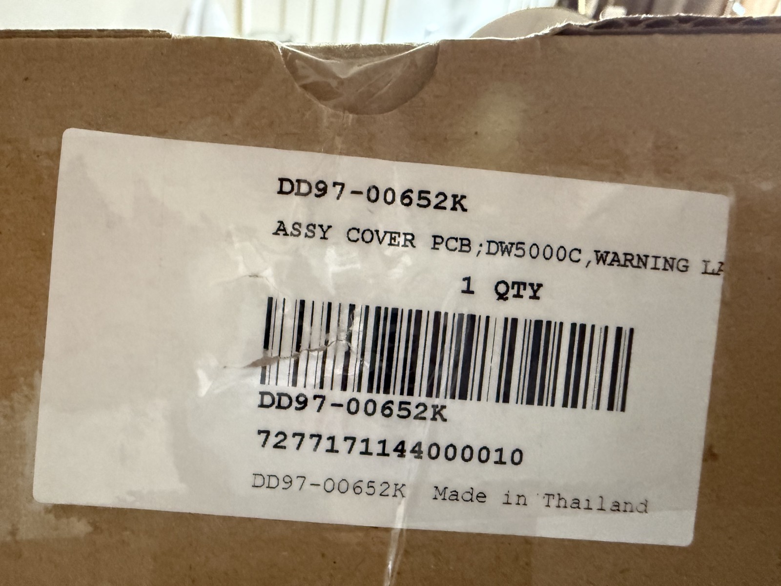 NEW OEM Samsung DD97-00652K Dishwasher Electronic Control Board Assembly