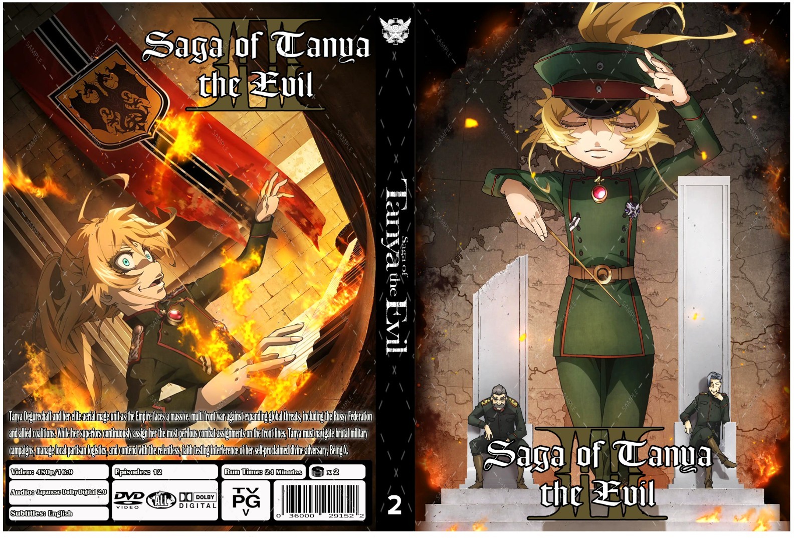 Saga of Tanya the Evil Season 2 Anime Series Episodes 1-12