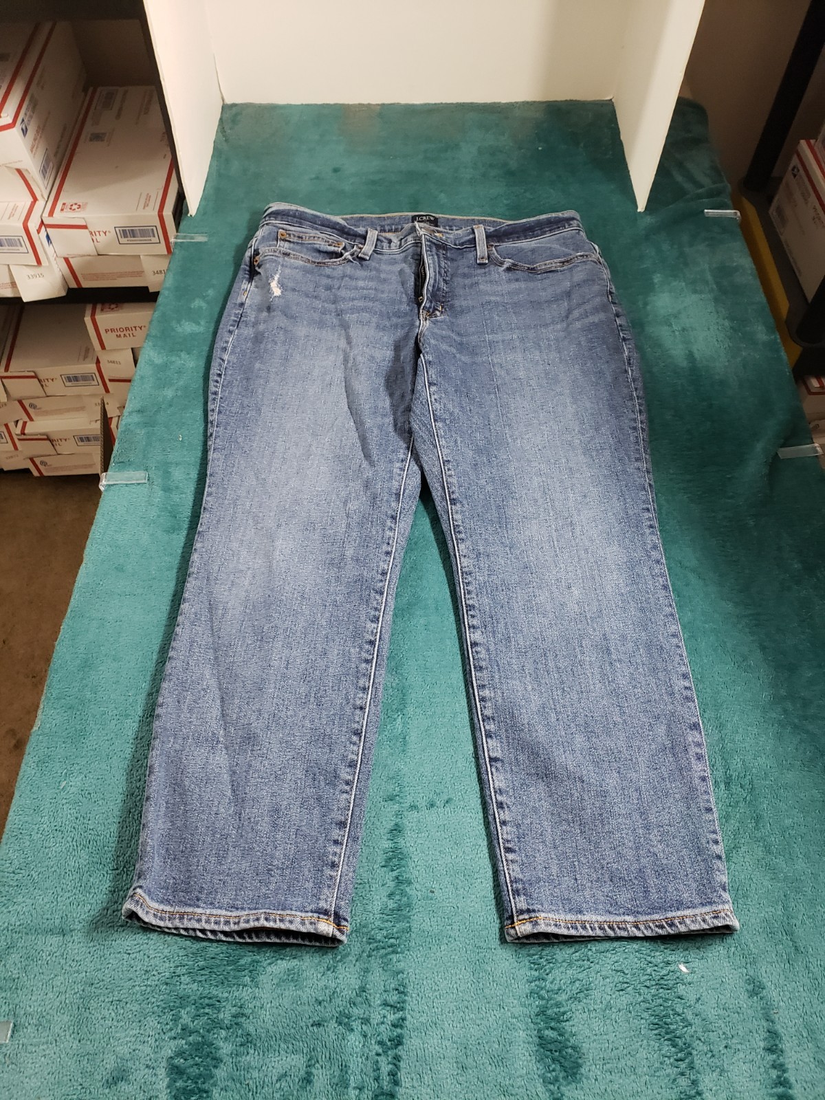 J.Crew Jeans Size 30 Petite Women Blue Pants Stretch Mid Rise Slim Boyfriend J.Crew Jeans Size 30 Petite Women Blue Pants Stretch Mid Rise Slim Boyfriend