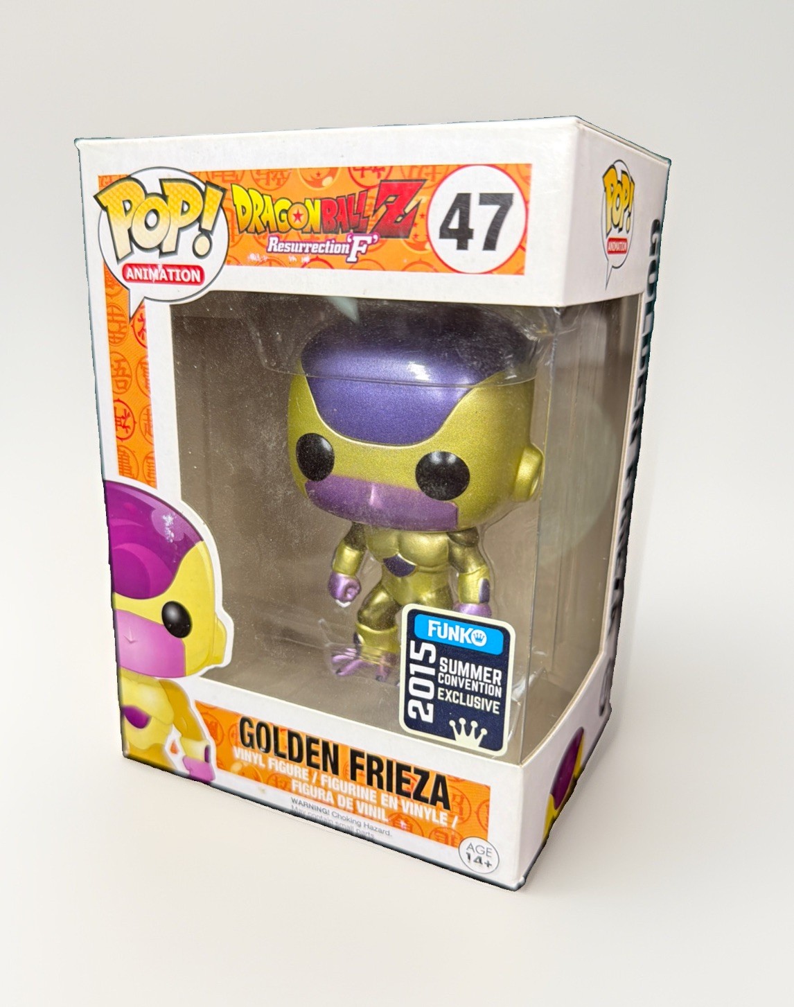 G7 Funko Pop Dragonball Z - Golden Frieza - SDCC Exclusive Vinyl Figure #47 #ML