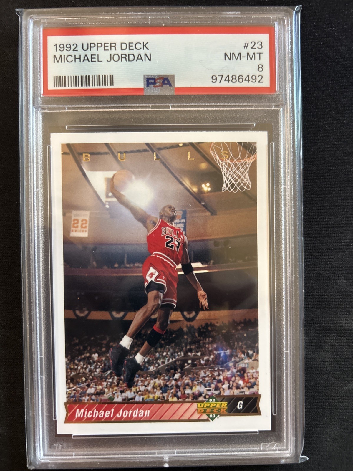 1992-93 Upper Deck - Michael Jordan #23 PSA 8