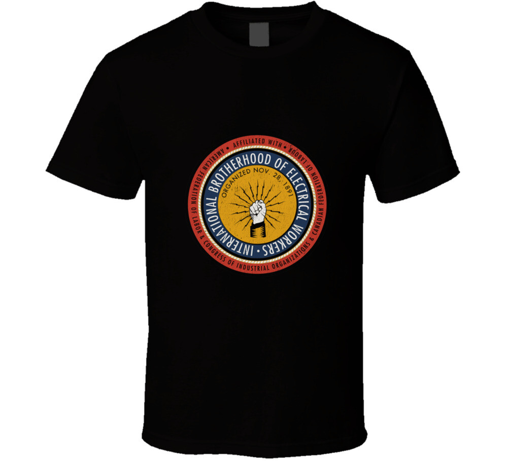 Ibew, T-shirt, Union, Logo, Emblem, Electric, Retro, Workers Ibew, T-shirt, Union, Logo, Emblem, Electric, Retro, Workers