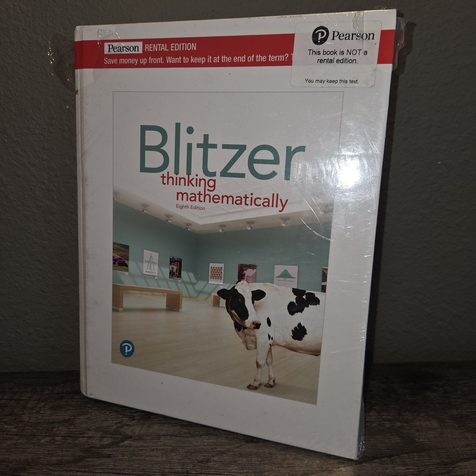 Thinking Mathematically AP Edition (8th - Hardcover, by Blitzer - New Sealed