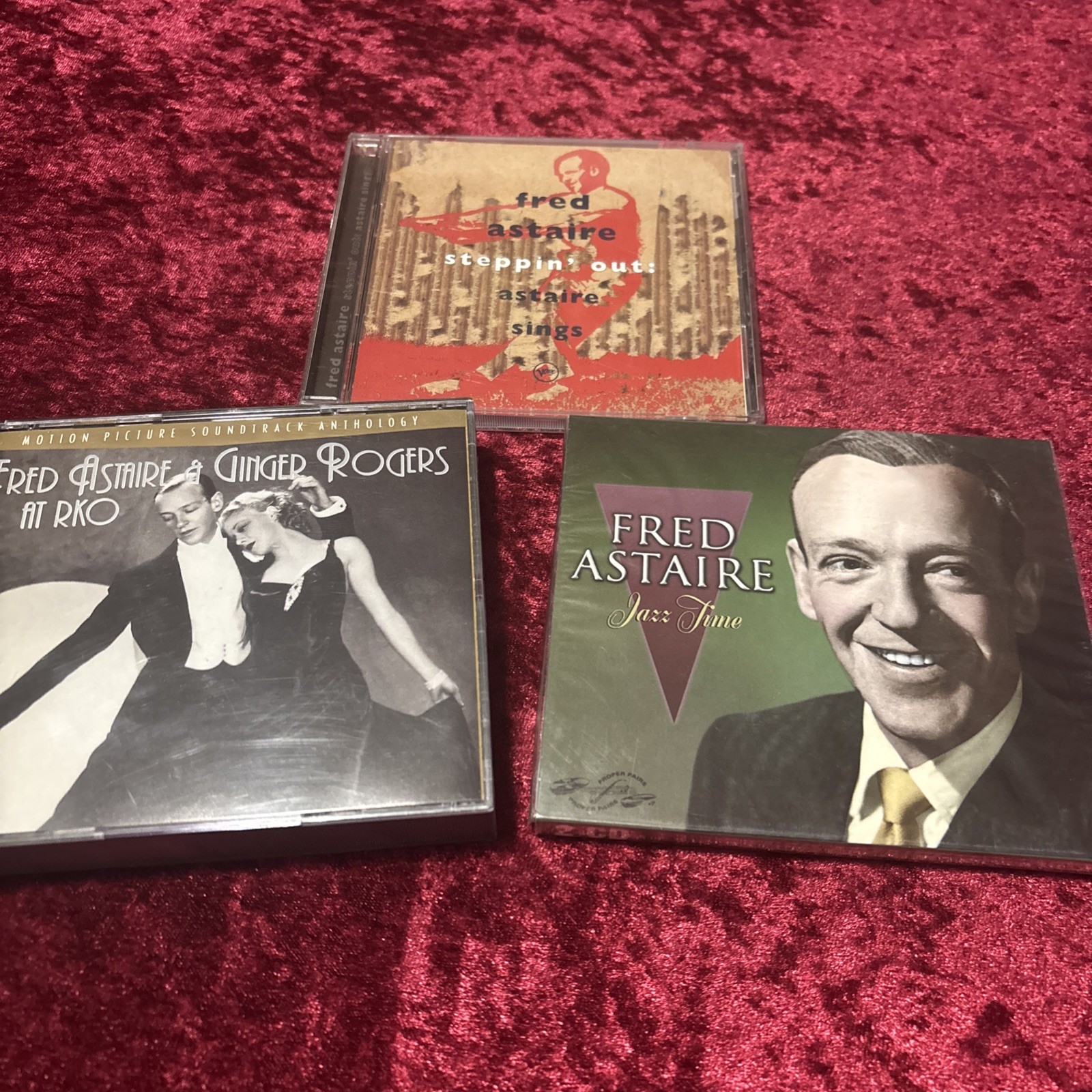 5 CD LOT Fred Astaire RKO Motion Picture Soundtrack Anthology Jazz Time Sings =) 5 CD LOT Fred Astaire RKO Motion Picture Soundtrack Anthology Jazz Time Sings =)