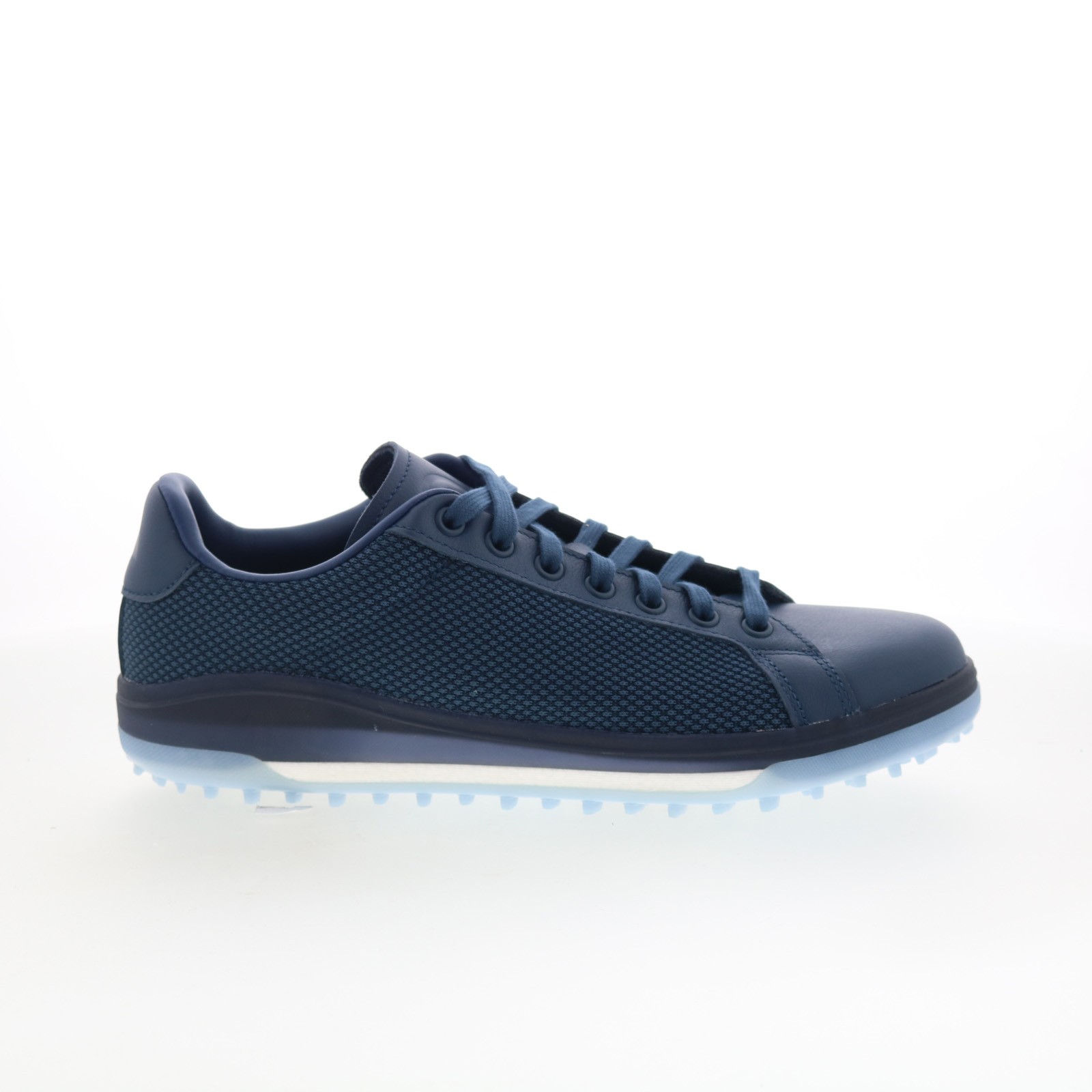 Adidas Go-To Spikeless 1 H03678 Mens Blue Synthetic Athletic Golf Shoes Adidas Go-To Spikeless 1 H03678 Mens Blue Synthetic Athletic Golf Shoes