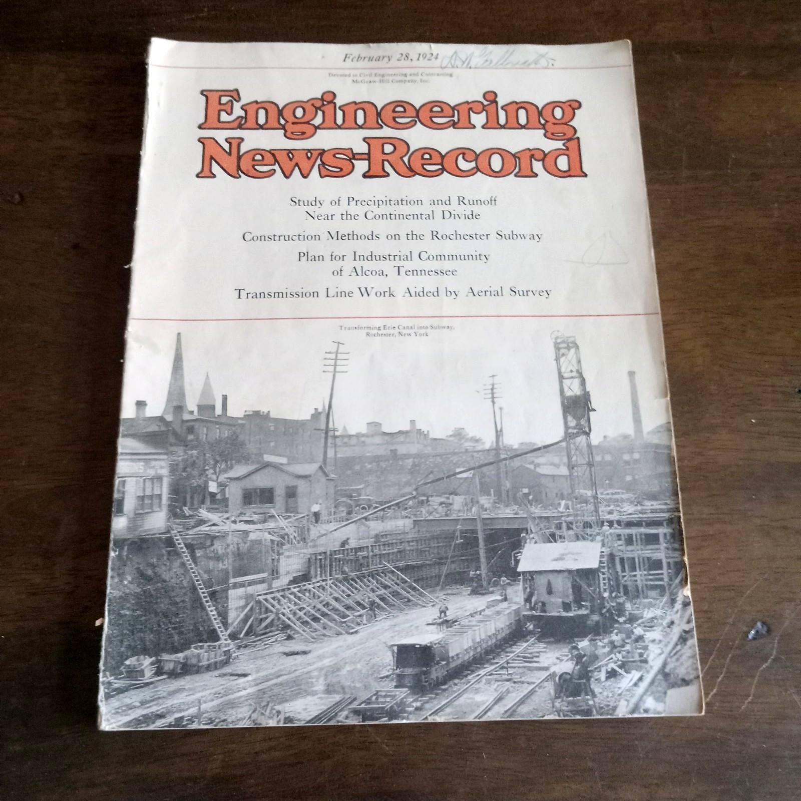 Feb 1924 ENGINEERING NEWS-RECORD Magazine Vol 32 No 9 Pages 347-386 Feb 1924 ENGINEERING NEWS-RECORD Magazine Vol 32 No 9 Pages 347-386