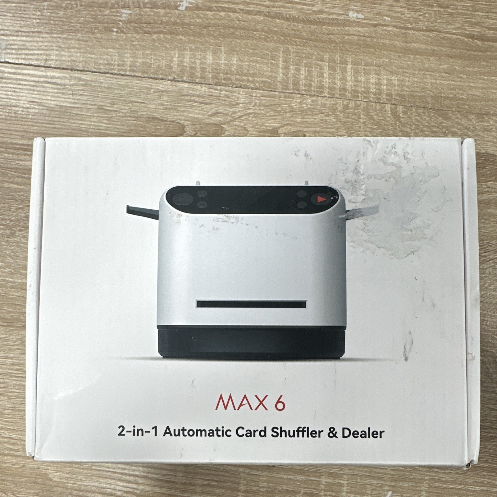 MAX 6 2-in-1 Automatic Card Shuffler & Dealer Card Shuffler & Dealer