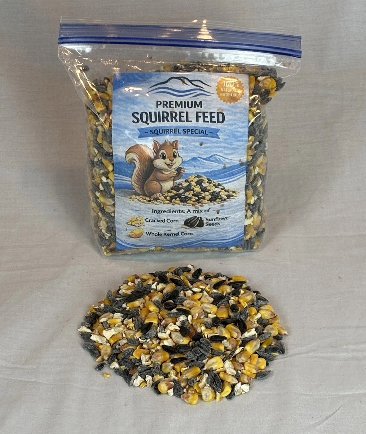 SQUIRREL SPECIAL - Premium Squirrel Food/Feed 1.5 pounds - Bulk Discount