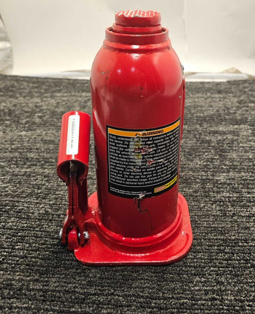 STRONGWAY 46234 12-TON HYDRAULIC BOTTLE JACK WITH WELDED BASE - MISSING HANDLE