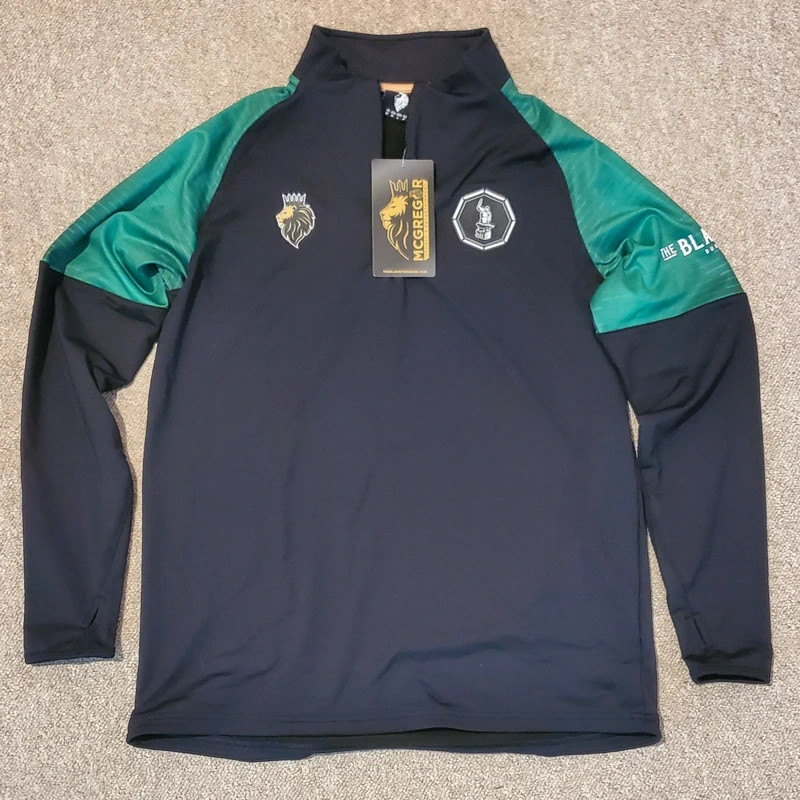Conor McGregor The Black Forge ¼ Zip Midlayer Top