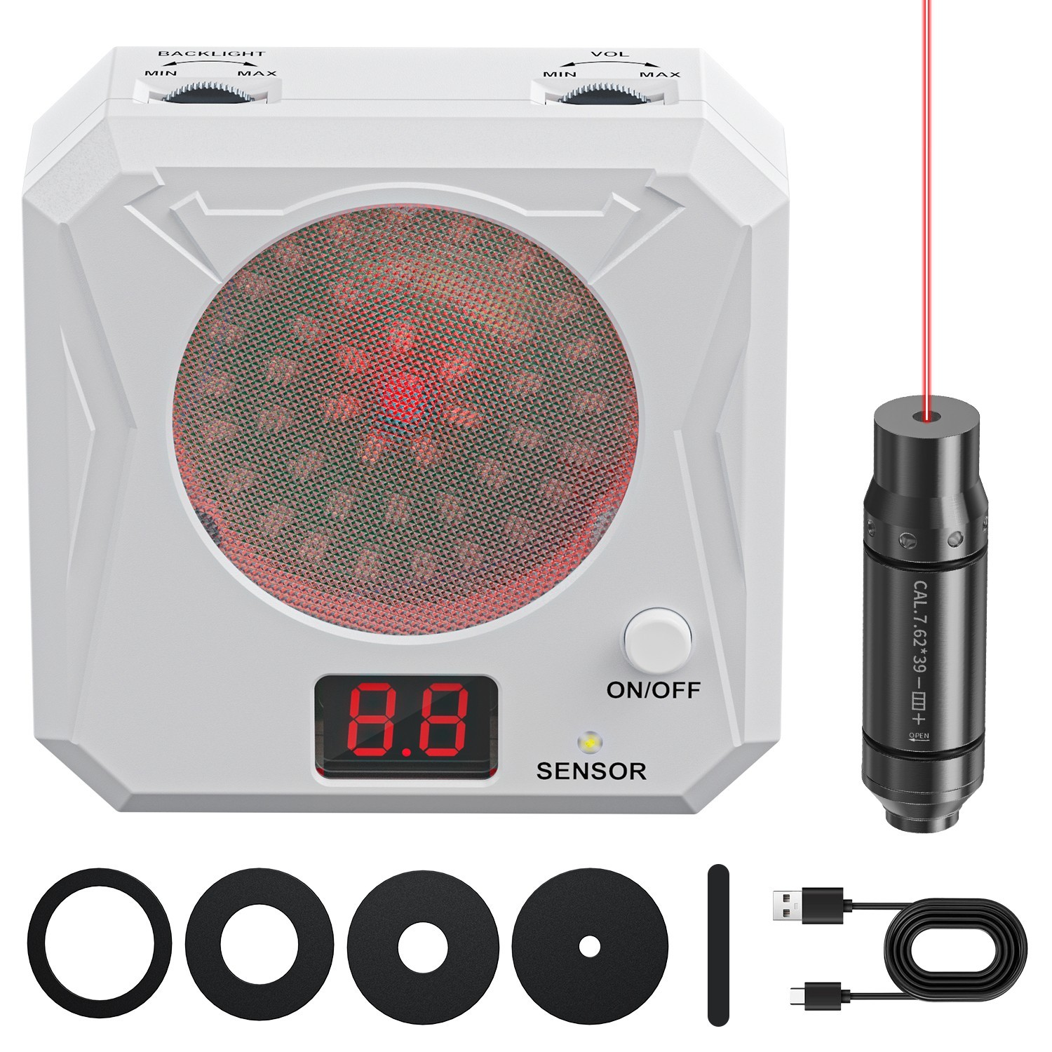 Laser Target + Dry Fire Trainer – Indoor Kit, Builds Skills, Smart Feedback Laser Target + Dry Fire Trainer – Indoor Kit, Builds Skills, Smart Feedback