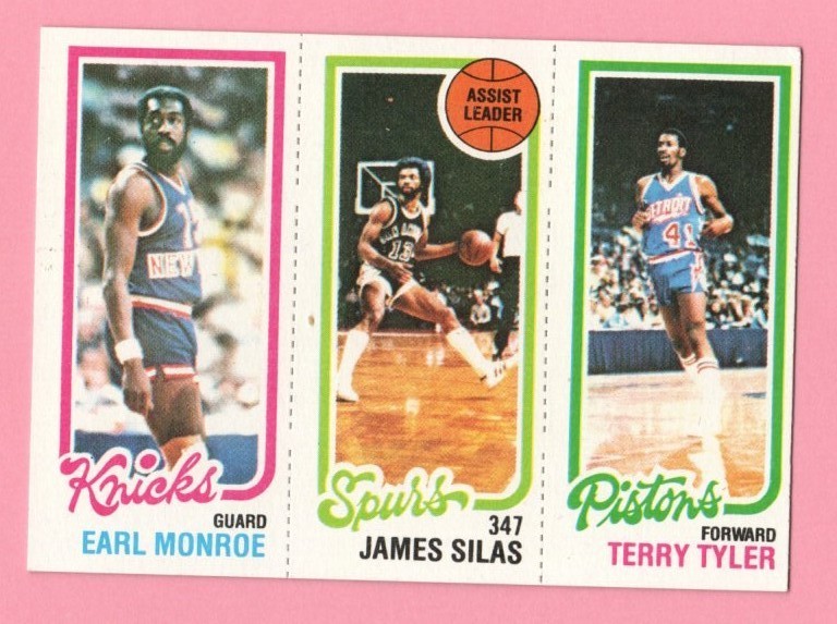 1980-81 Topps  #91 Tyler  /  #206 Silas  / #170 Monroe - See Pic