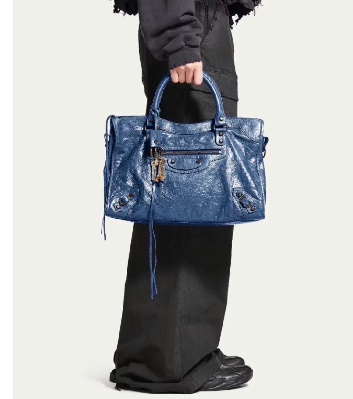 Balenciaga City Leather Bag- Mineral Blue 2026 perfect. New with Dust Bag Balenciaga City Leather Bag- Mineral Blue 2026 perfect. New with Dust Bag