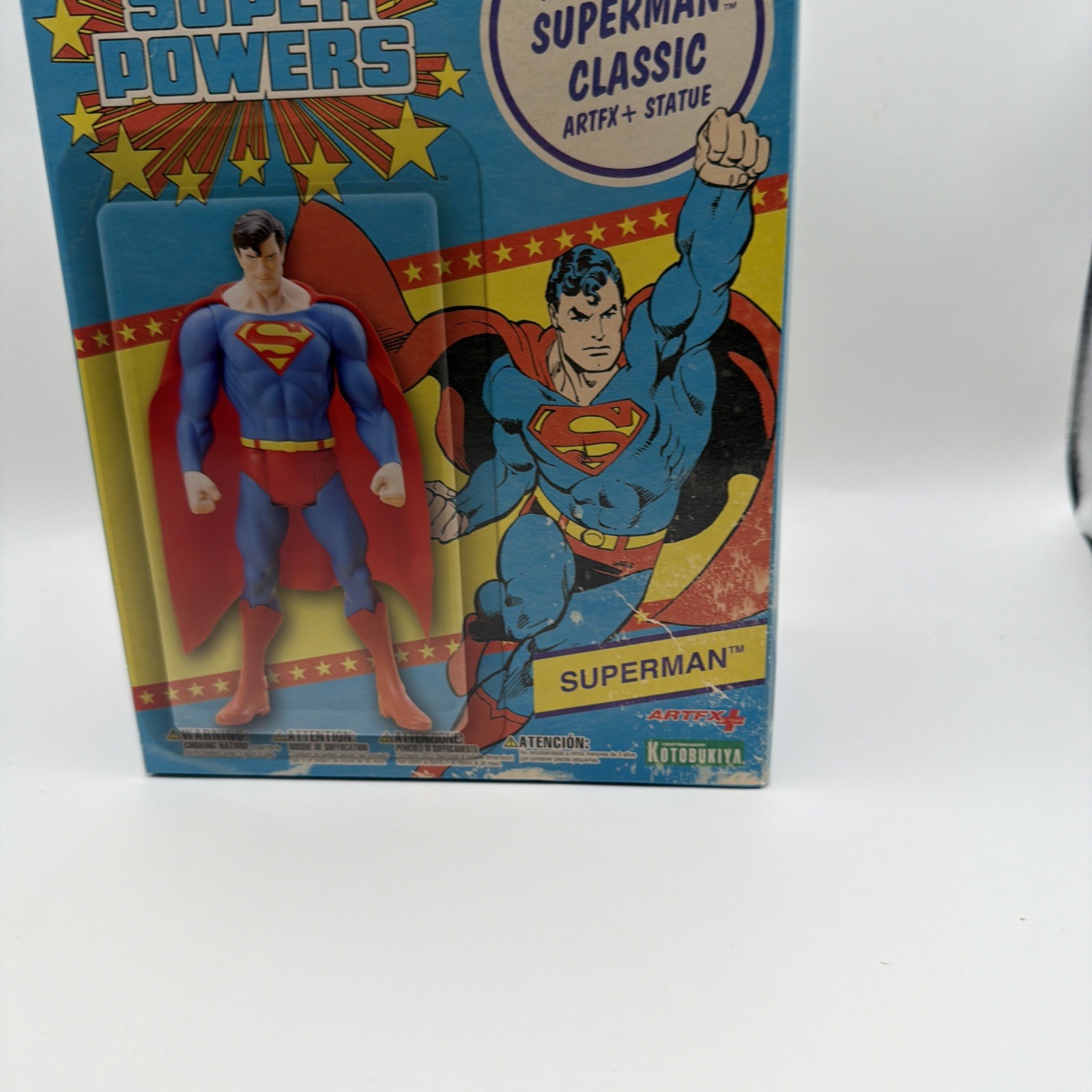 Kotobukiya ArtFx DC Comics Super Powers SUPERMAN Classic Costume New Open Box J1 Kotobukiya ArtFx DC Comics Super Powers SUPERMAN Classic Costume New Open Box J1