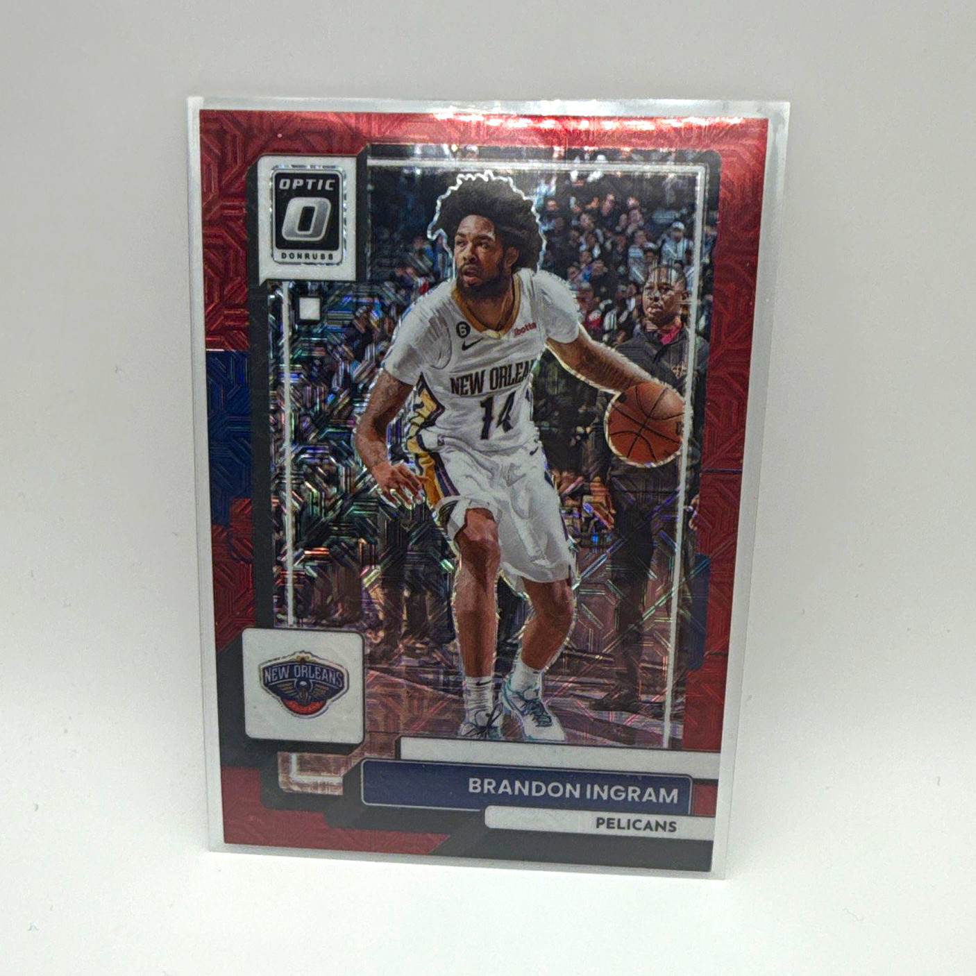 Panini Donruss Optic 2022-23 Brandon Ingram Pelicans #185 Choice Red /88 Panini Donruss Optic 2022-23 Brandon Ingram Pelicans #185 Choice Red /88
