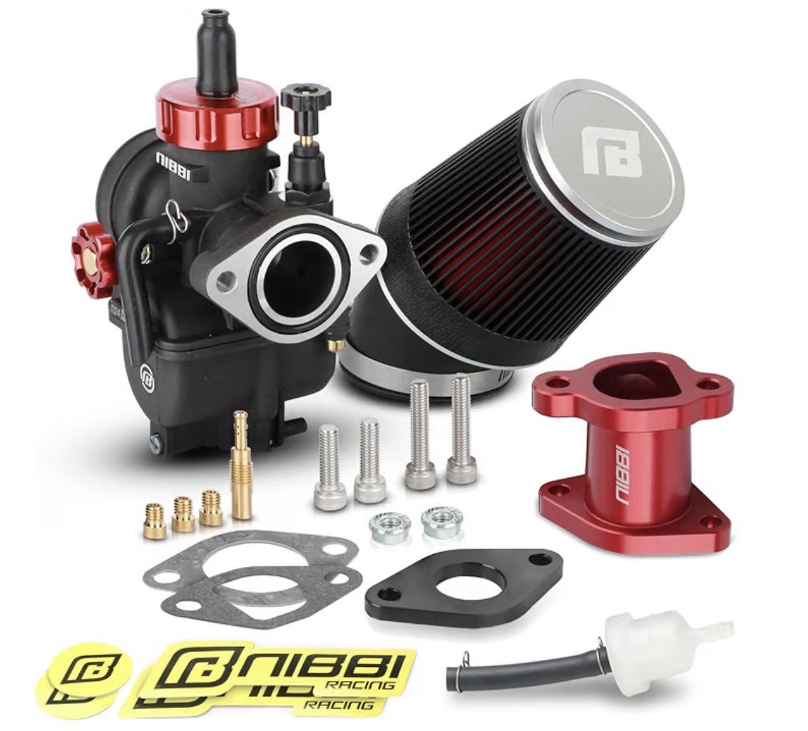 Genuine NIBBI RACING PE24 Carburetor Kit For Predator 196 212cc, ect.