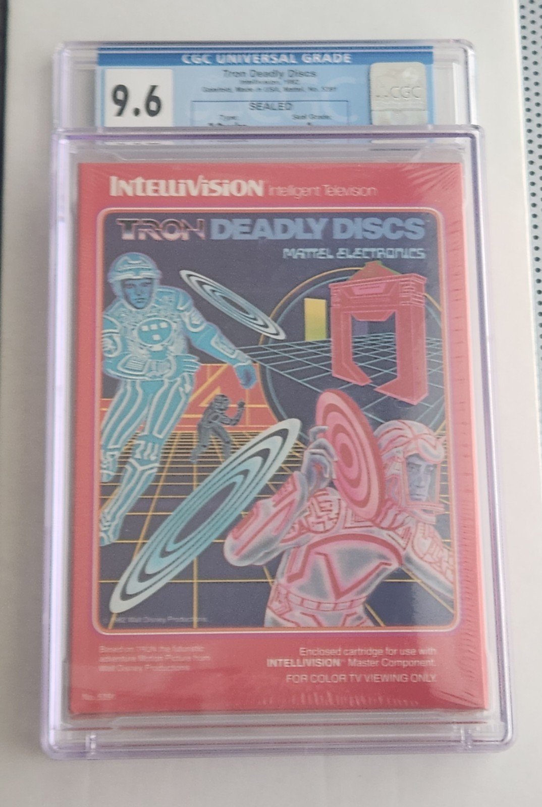 TRON: DEADLY DISCS-Intellivision Game - CGC GRADED 9.6 A++ Factory Sealed 🔥 TRON: DEADLY DISCS-Intellivision Game - CGC GRADED 9.6 A++ Factory Sealed 🔥