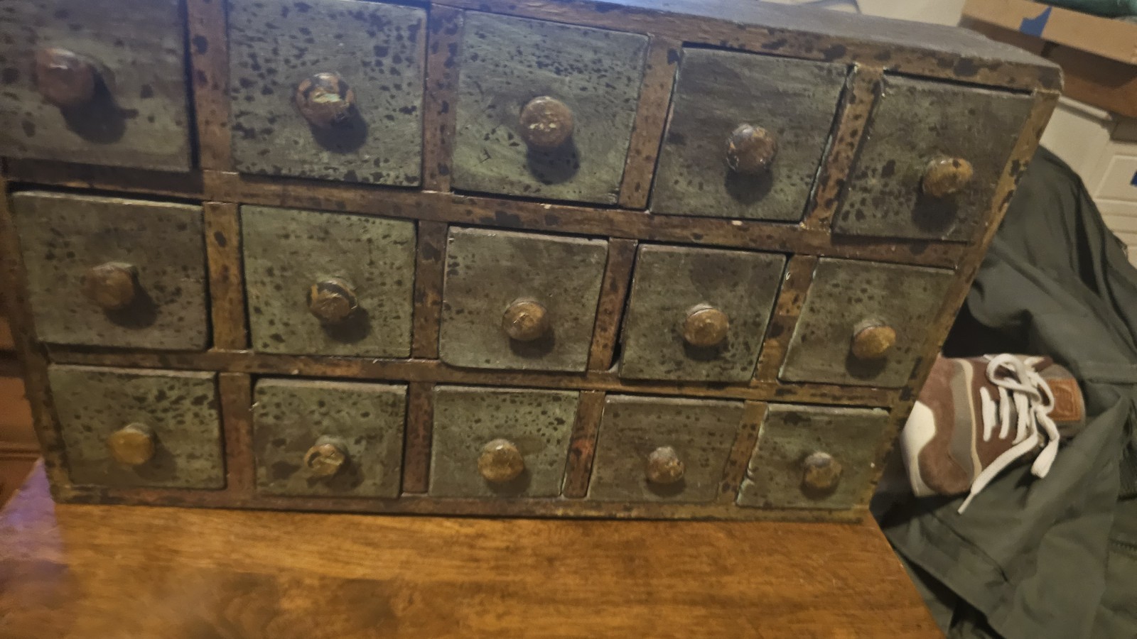 Vintage 15 Drawer Apothecary Cabinet Chemist Haberdashery Collectors Chest Vintage 15 Drawer Apothecary Cabinet Chemist Haberdashery Collectors Chest
