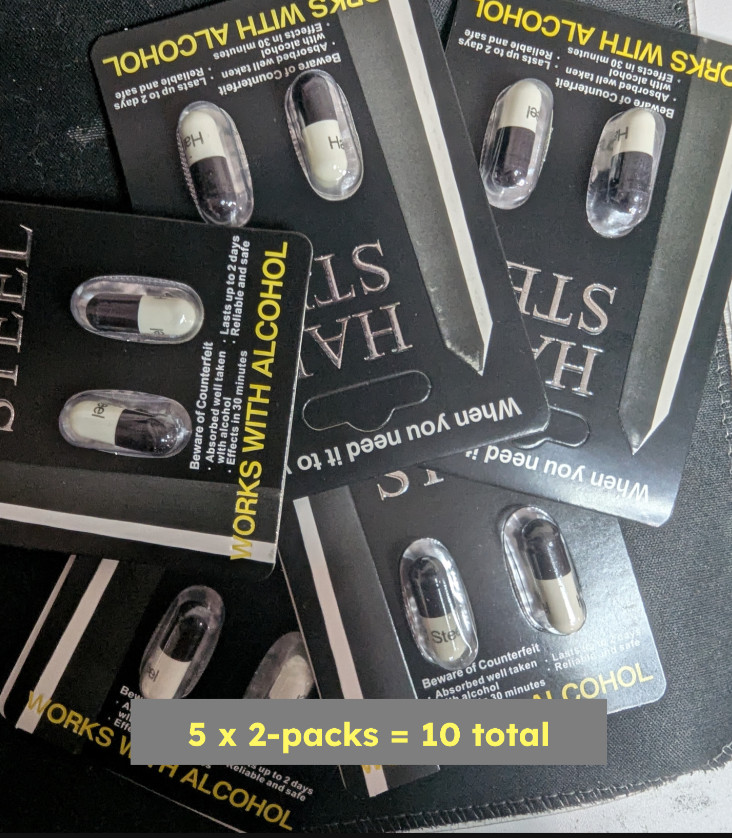 Hard Steel Original PREMIUM 5 packs x 2 = 10 total Hard Steel Original PREMIUM 5 packs x 2 = 10 total