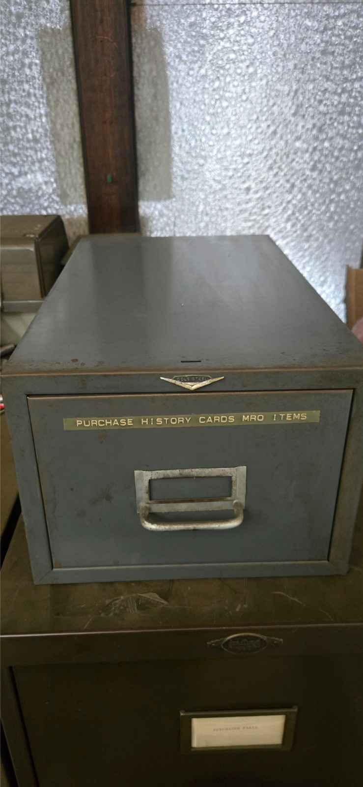 vintage cole steel index card cabinet vintage cole steel index card cabinet