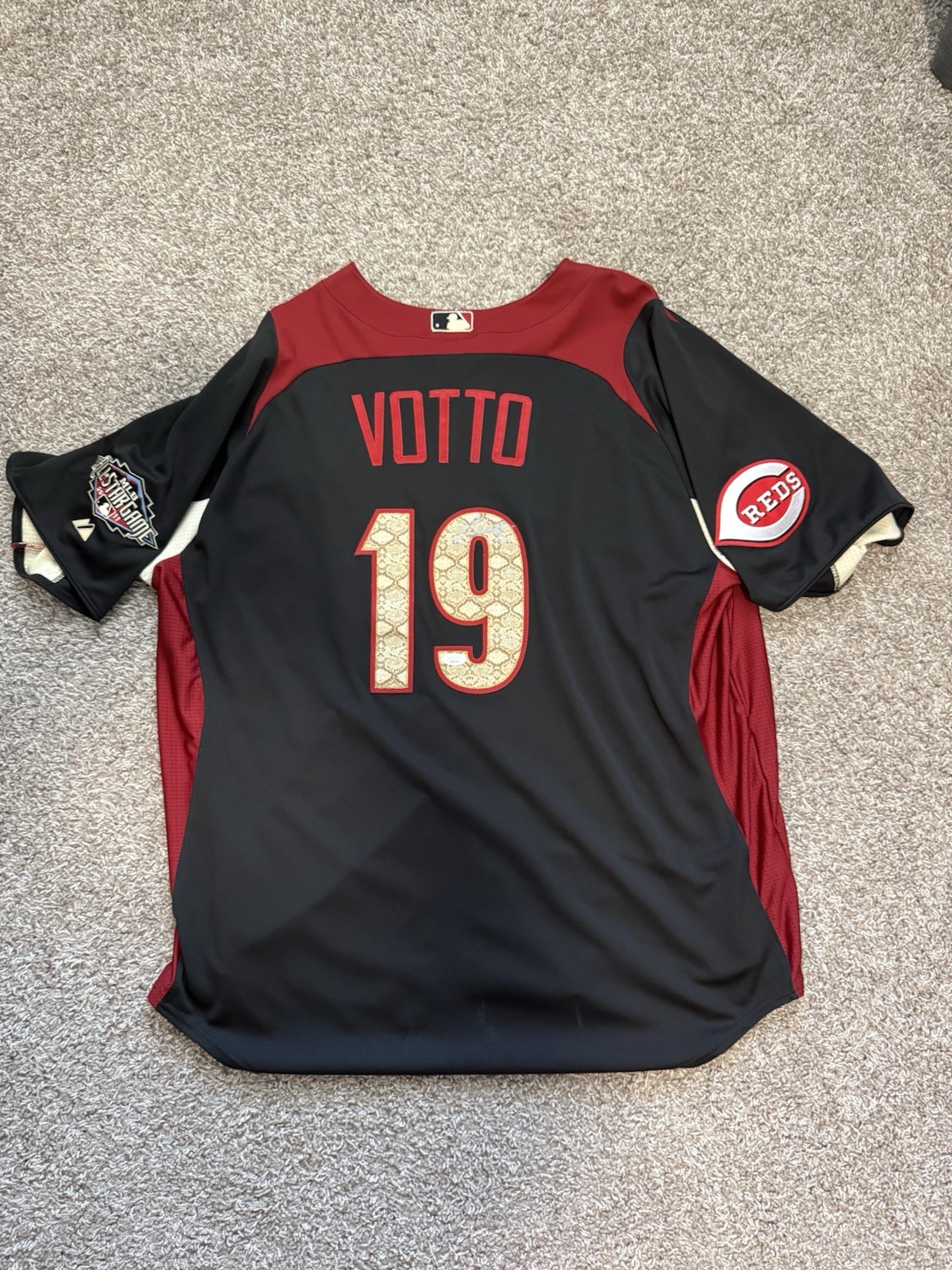 Joey Votto Signed Cincinnati Reds 2011 MLB All Star Game Jersey JSA AUTHENTICED