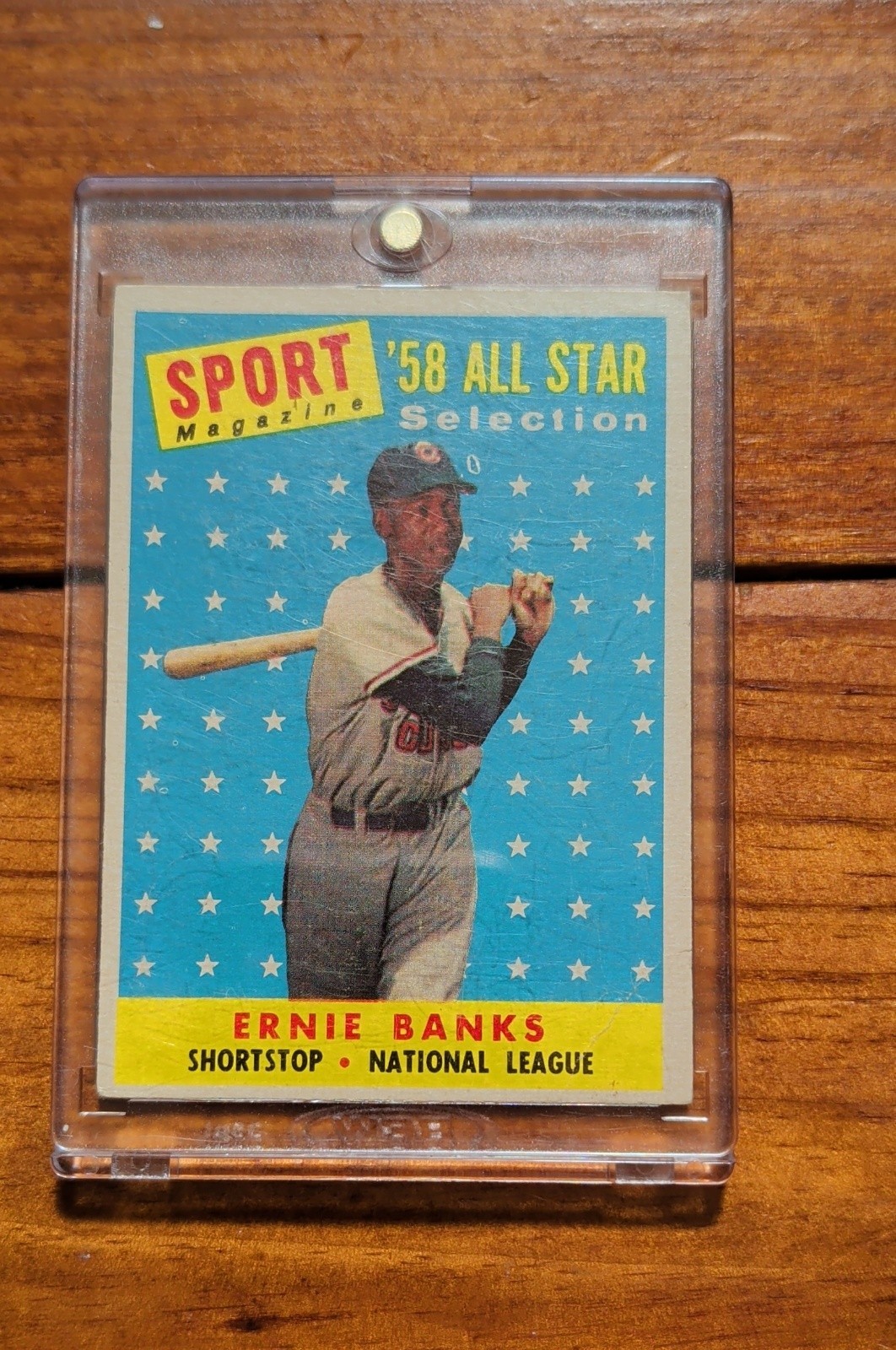 1958 Topps - Sport Magazine '58 All Star Selection Ernie Banks #482 1958 Topps - Sport Magazine '58 All Star Selection Ernie Banks #482