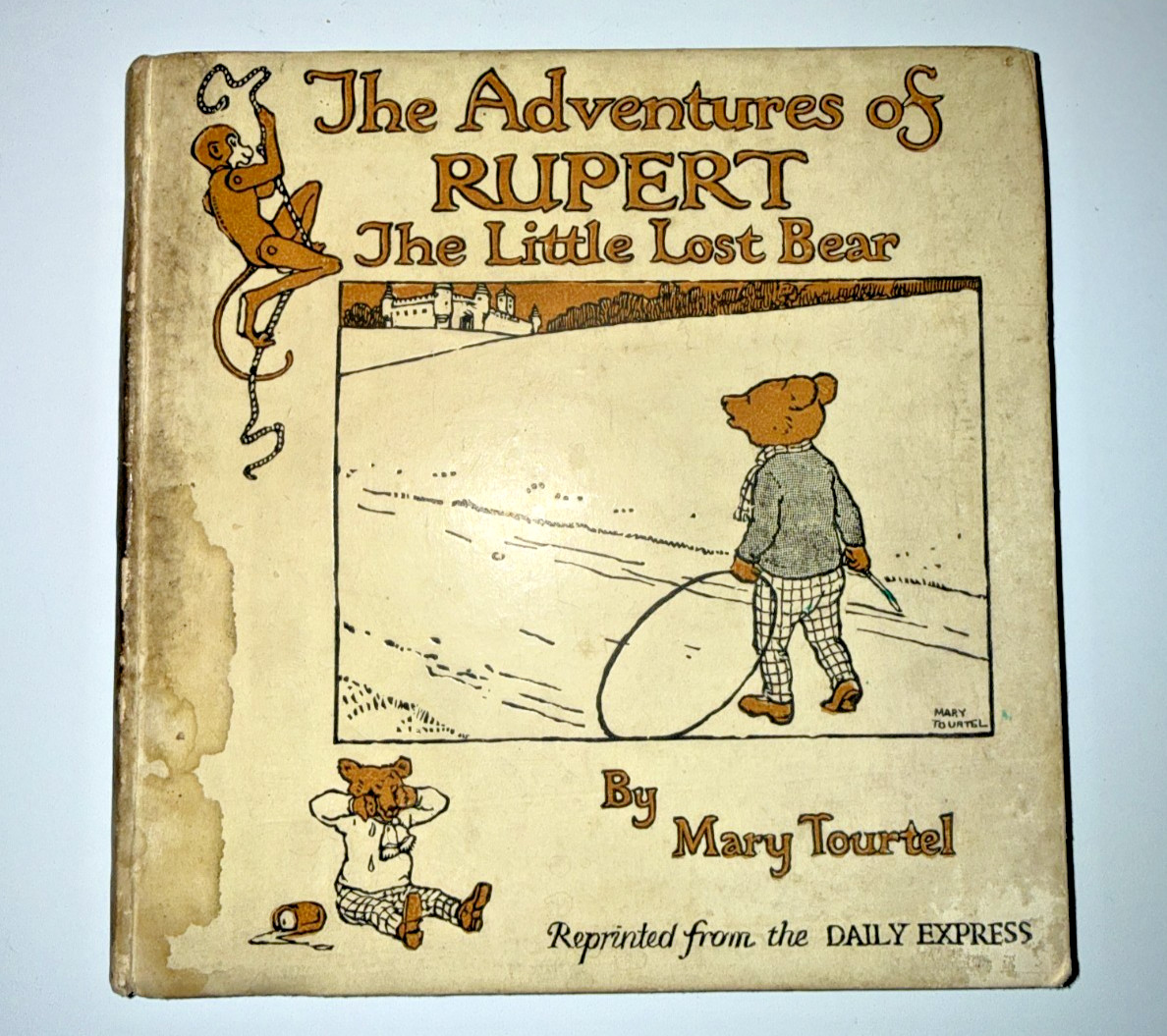 Scarce 1921 Rupert The Little Lost Bear Mary Tourtel 1st Nelson Ed Daily Express Scarce 1921 Rupert The Little Lost Bear Mary Tourtel 1st Nelson Ed Daily Express