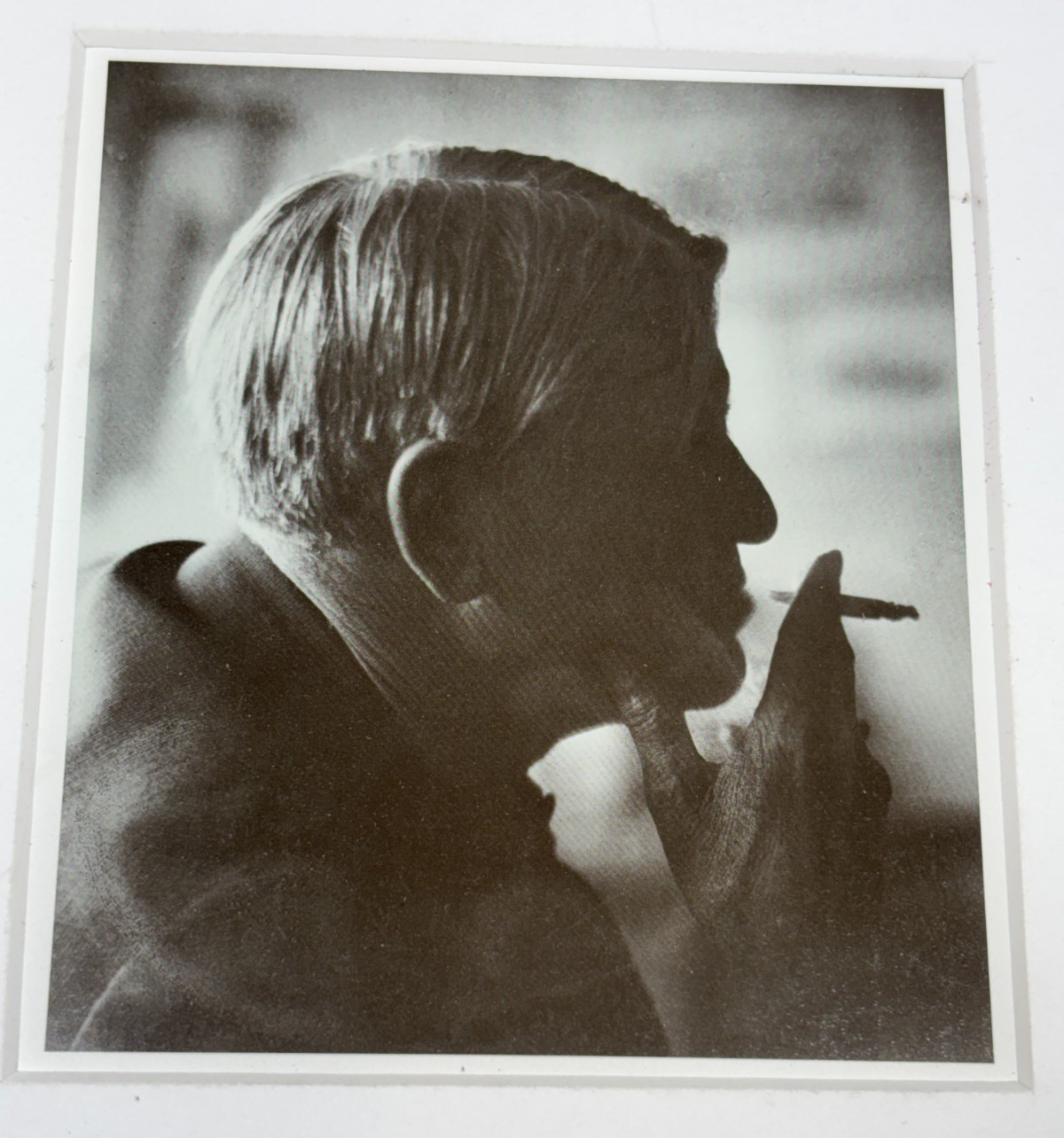 DOROTHEA LANGE Charles Marion Russell Smoking Silver Gelatin Photo Amon Carter DOROTHEA LANGE Charles Marion Russell Smoking Silver Gelatin Photo Amon Carter