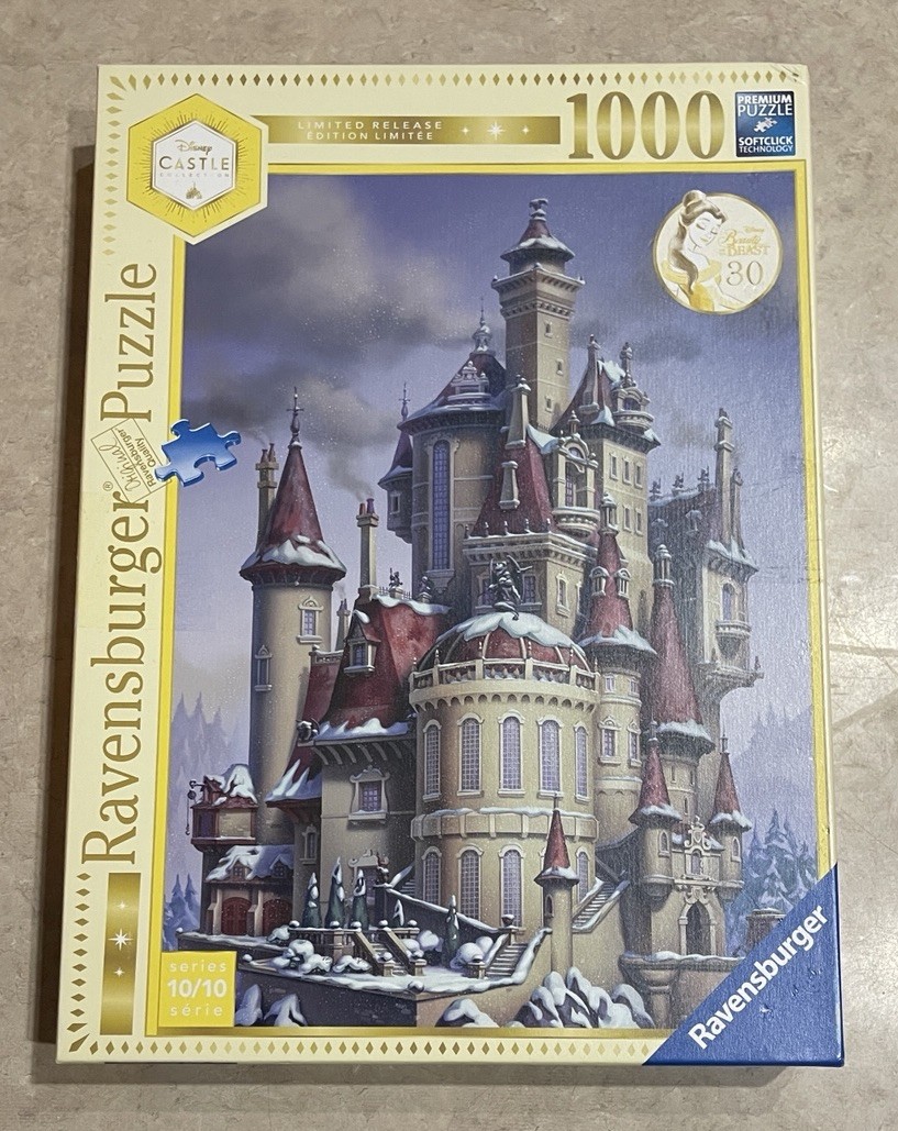 Ravensburger Beauty & the Beast Puzzle Disney Castle Belle 1000 Pc Damaged Box Ravensburger Beauty & the Beast Puzzle Disney Castle Belle 1000 Pc Damaged Box
