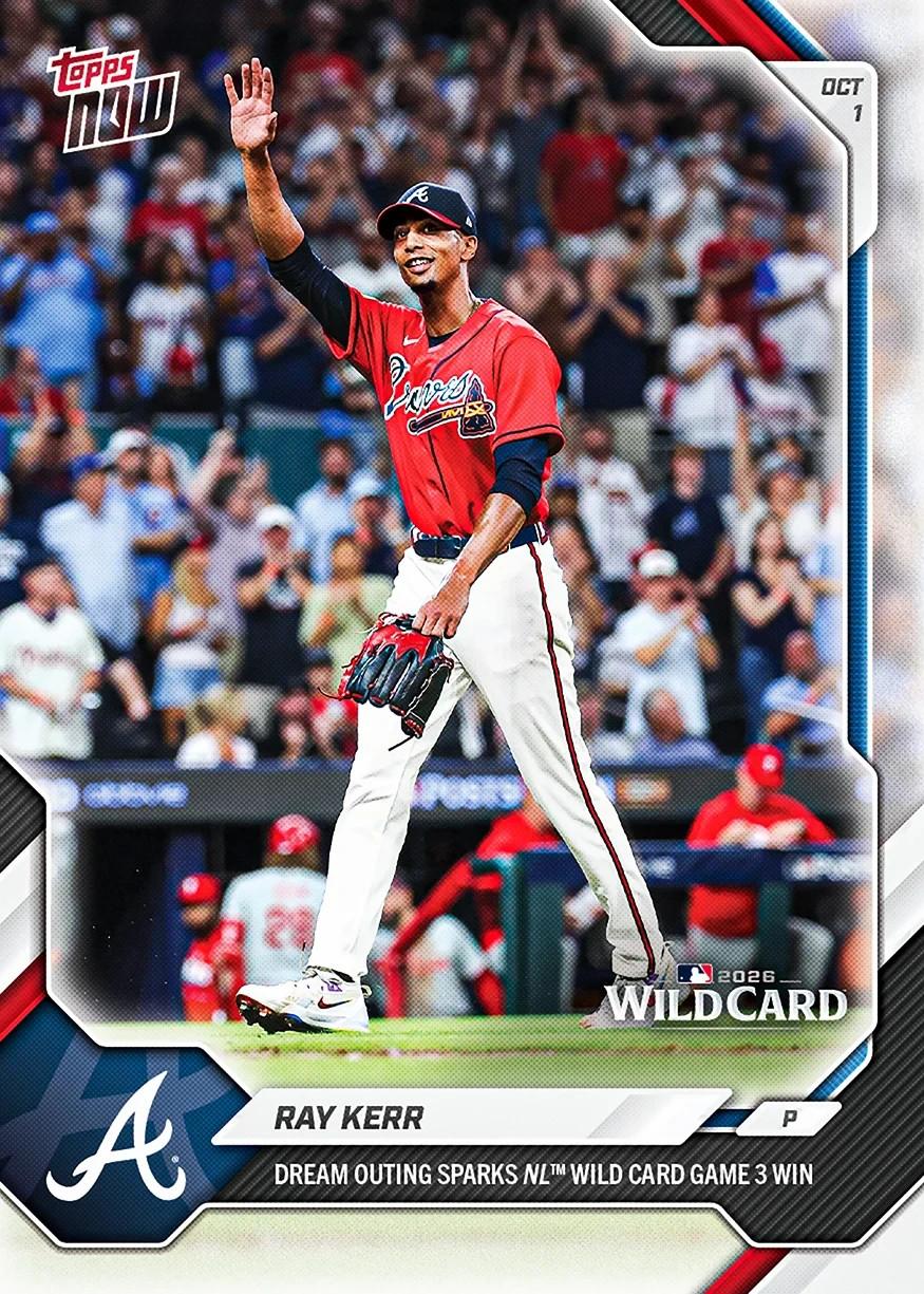 Ray Kerr - 2026 MLB Topps NOW® - Card 750 Dream Outing Sparks Win Presale