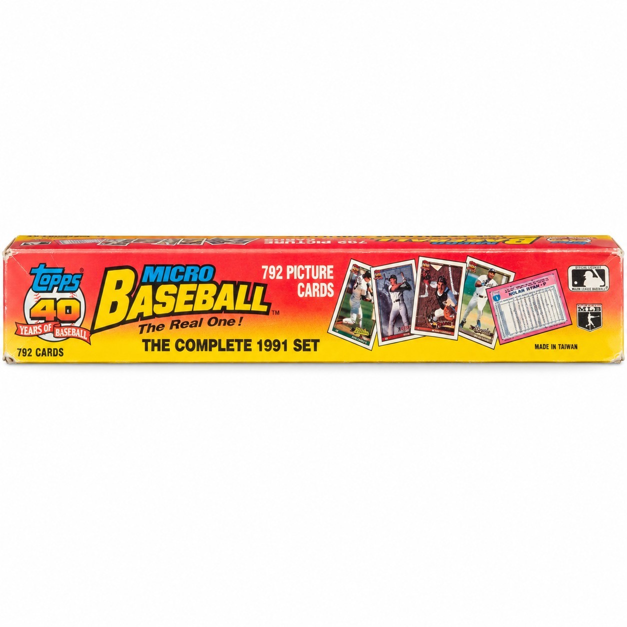 1991 TOPPS BASEBALL PICTURE CARDS COMPLETE SET MICRO (792 cards) New Sealed