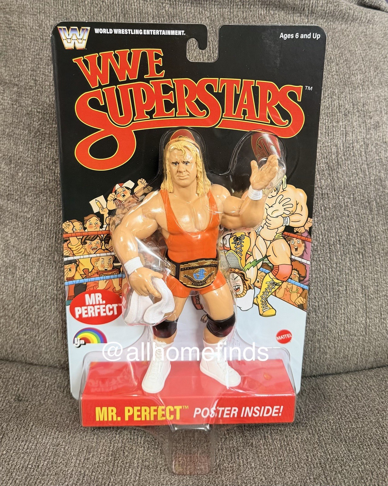 Mattel WWE Superstars LJN Mr. Perfect Black Card Wrestling Action Figure - NEW Mattel WWE Superstars LJN Mr. Perfect Black Card Wrestling Action Figure - NEW
