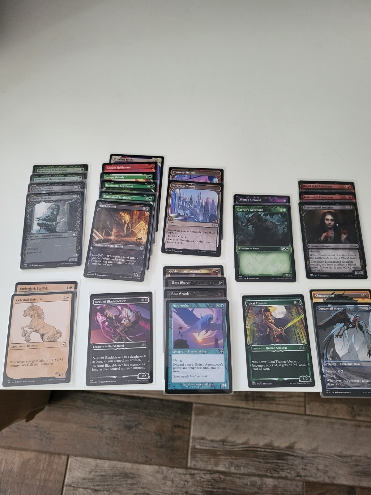 Mtg - Lot Of 27 Showcase/Alt Art Commons