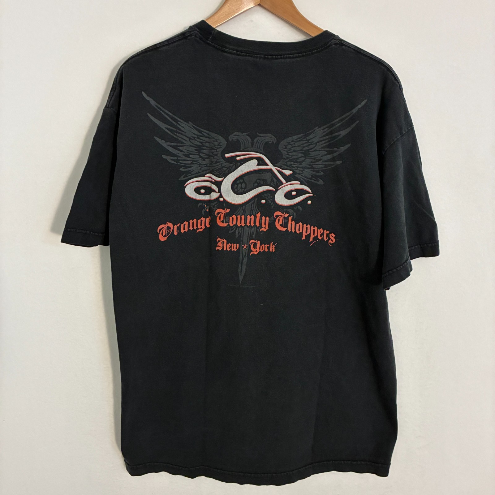 Vtg 2000s Orange County Choppers New York Shirt Fits Men M Center Logo Biker Y2K