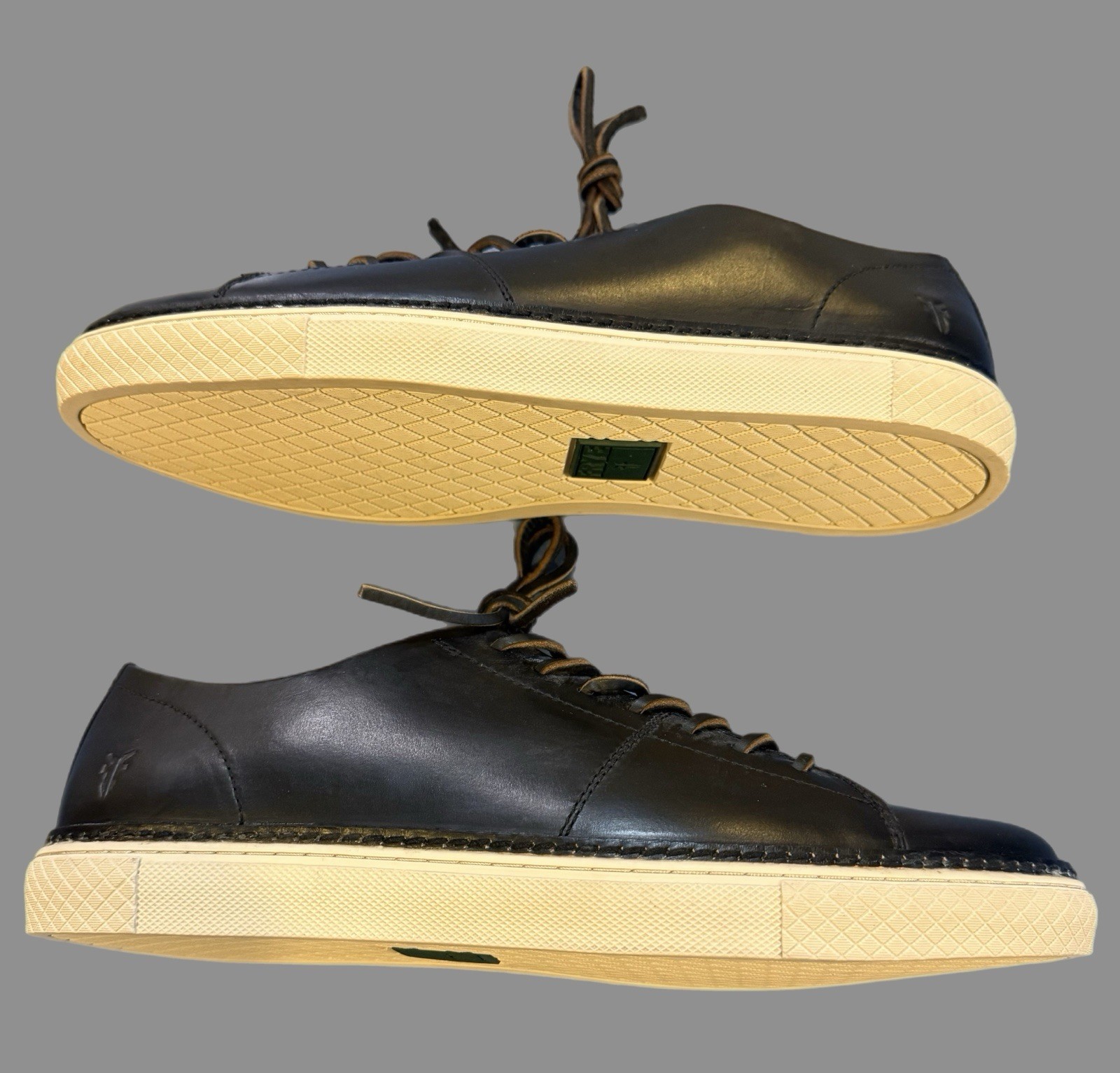 Frye Gates Low Lace Black Leather Shoe Men Size 11 Casual Travel Dress 3481160