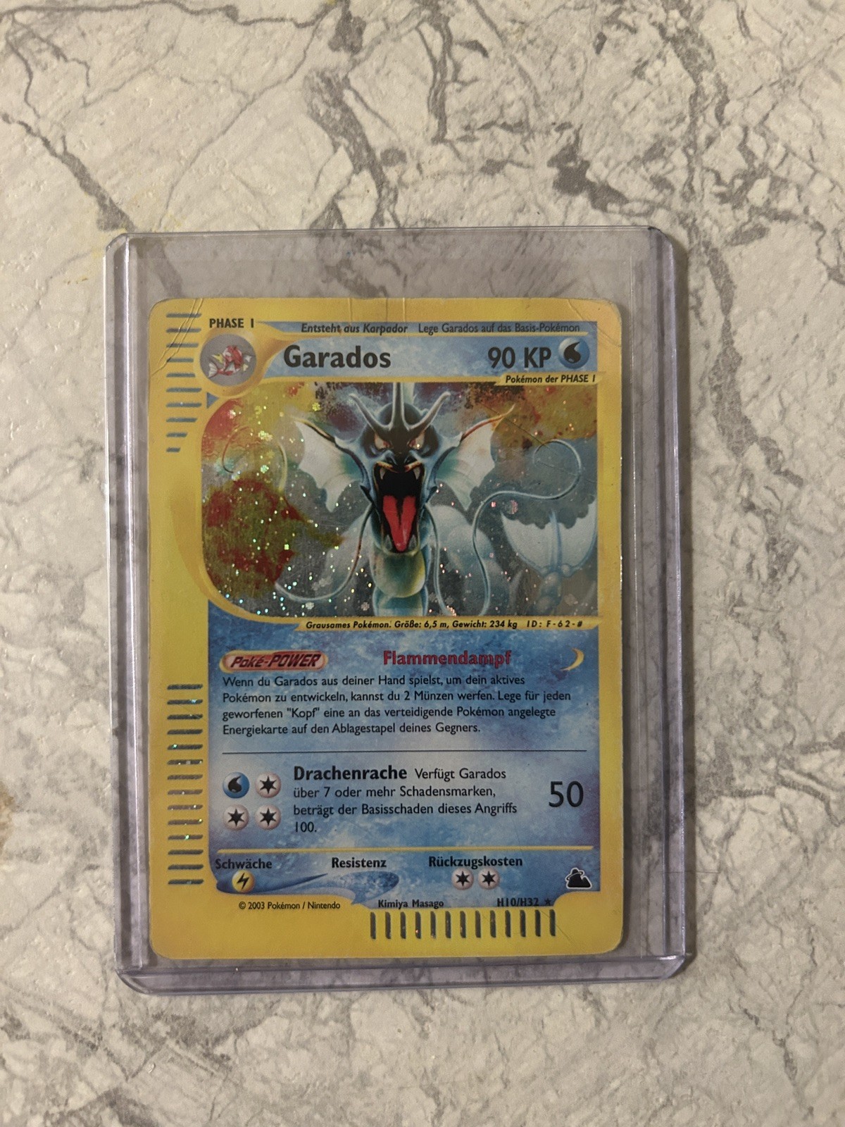 GYARADOS SKYRIDGE HOLO H10/H32 HP-DMG German