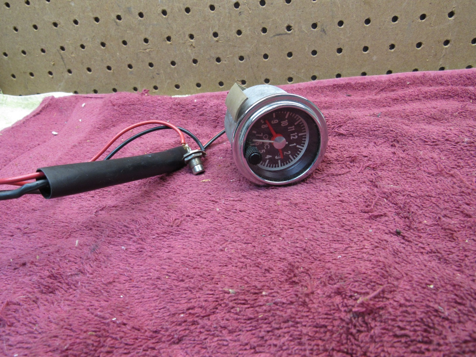 Vintage OMC Marine Clock Gauge Rat Hot Rod Boat Analog Steampunk Retro Vintage OMC Marine Clock Gauge Rat Hot Rod Boat Analog Steampunk Retro