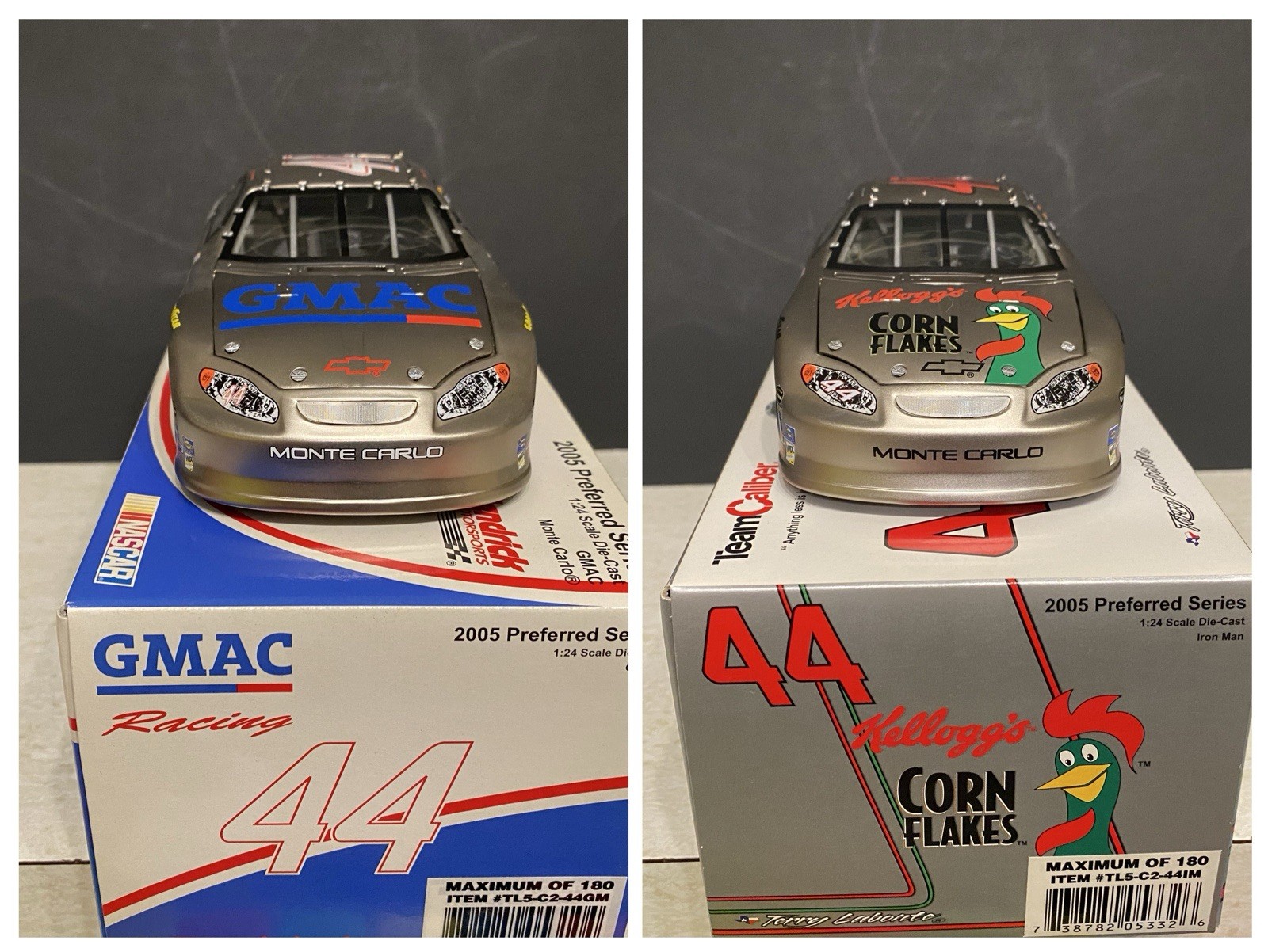 2005 Terry Labonte #44 GMAC & Kellogg’s Team Caliber Nickel 1/24 NASCAR Diecasts 2005 Terry Labonte #44 GMAC & Kellogg’s Team Caliber Nickel 1/24 NASCAR Diecasts