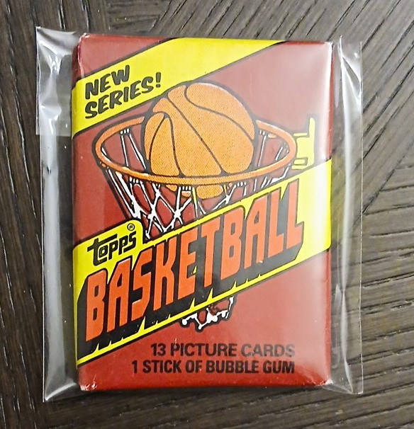 Topps 1981-82 Topps Basketball Sealed Wax Pack (13 Cards) NBA