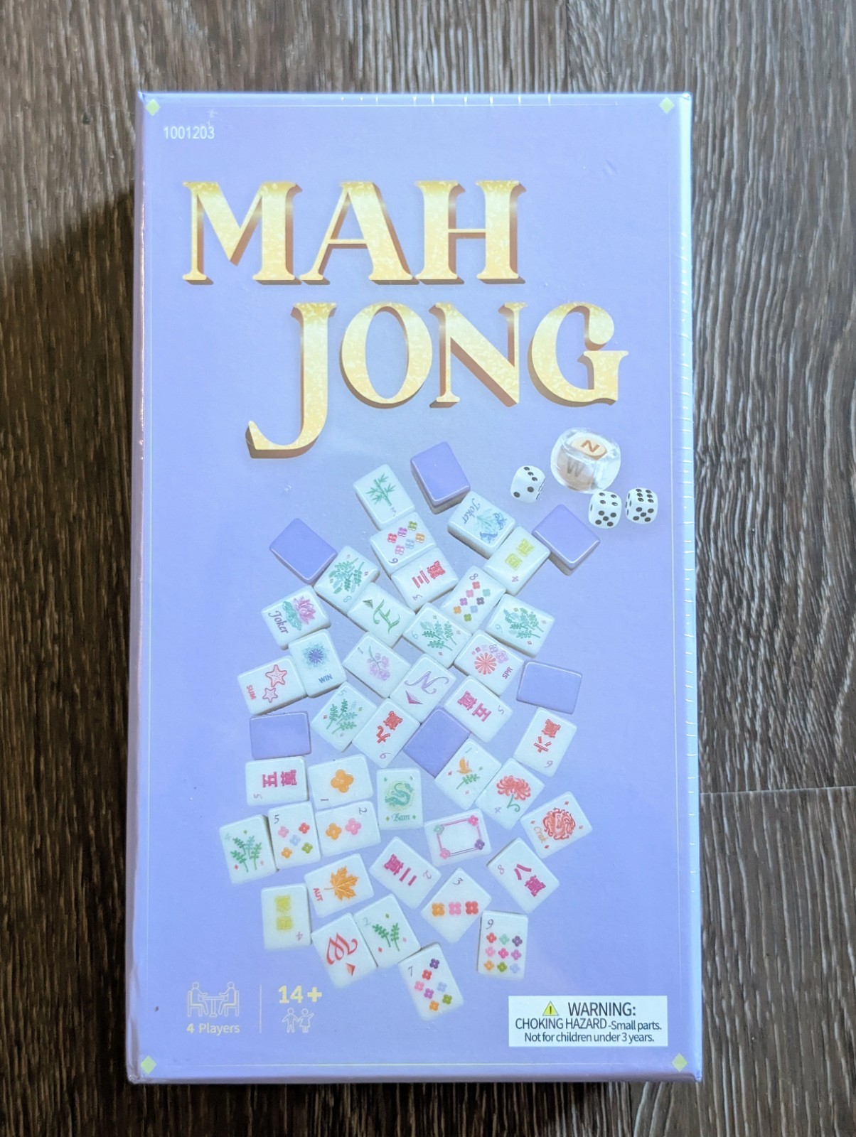 Hobby Lobby Exclusive Mahjong Tiles Purple Set 152 Tiles w/ Instructions