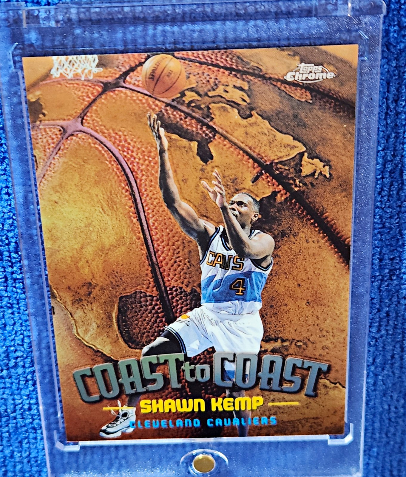 Topps 1998-99 Topps Chrome Coast to Coast Shawn Kemp Cavaliers #CC10