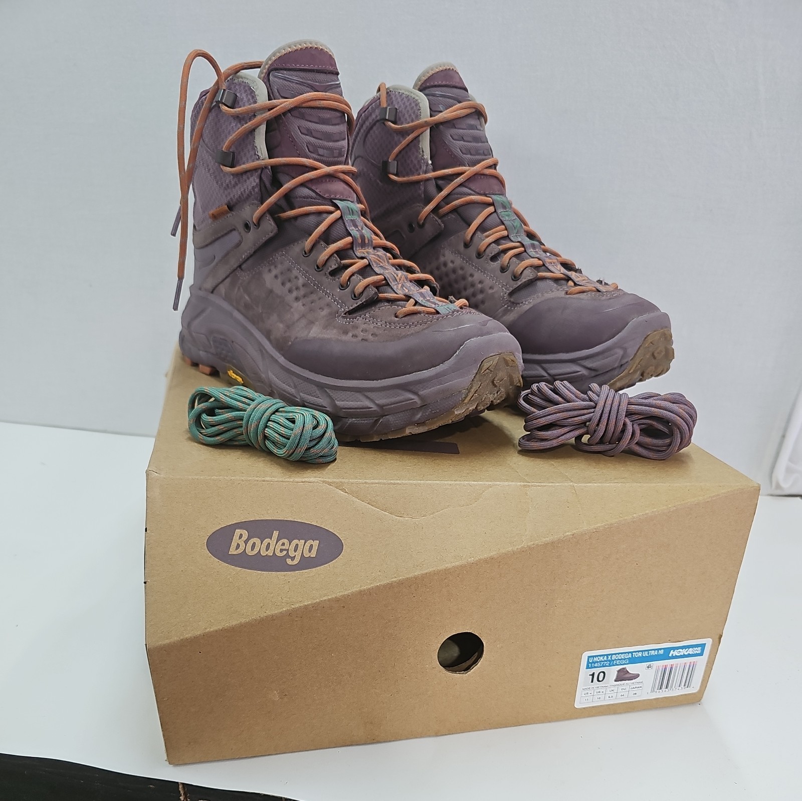 Bodega x HOKA Tor Ultra High GTX “World at Large” Men\'s 10 Purple Bodega x HOKA Tor Ultra High GTX “World at Large” Men\'s 10 Purple
