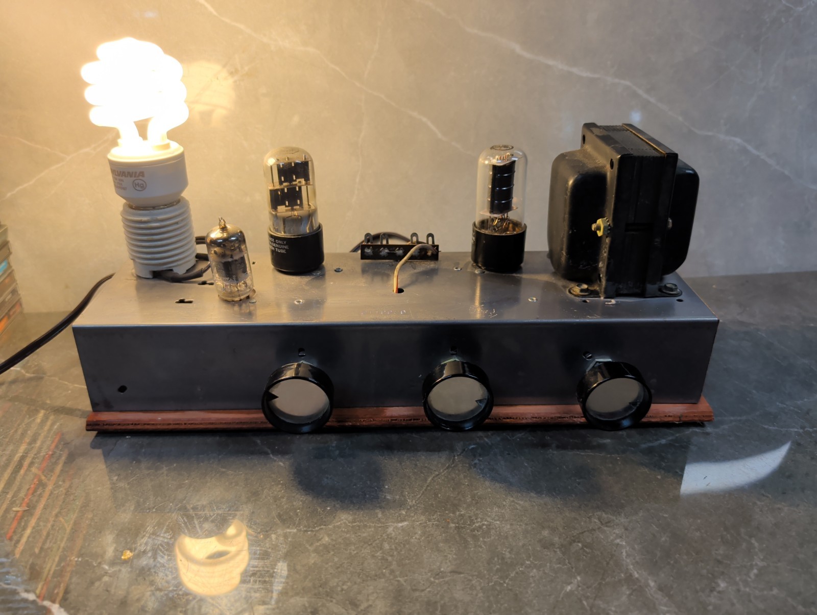Vintage Hammond Fender Or Martin Tube Amplifier Made In Custom Lamp Audiophile Vintage Hammond Fender Or Martin Tube Amplifier Made In Custom Lamp Audiophile