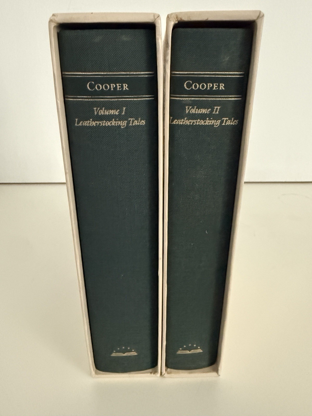 James Fenimore Cooper LEATHERSTOCKING TALES VOLs 1 & 2 Library of America LOA