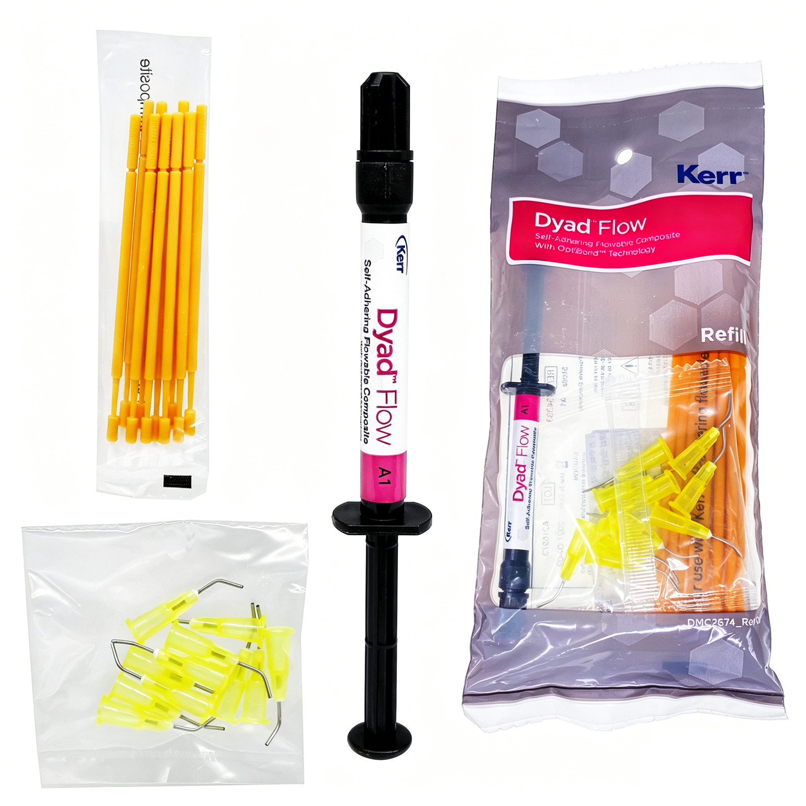 100% Original Dyad Vertise Flow Self-Adhering Flowable Composite A1 A2 A3 Dent