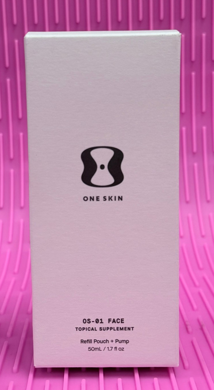 New One Skin FACE OS-01  Topical Supplement Refill Pouch w/Pump 1.7floz Exp2027