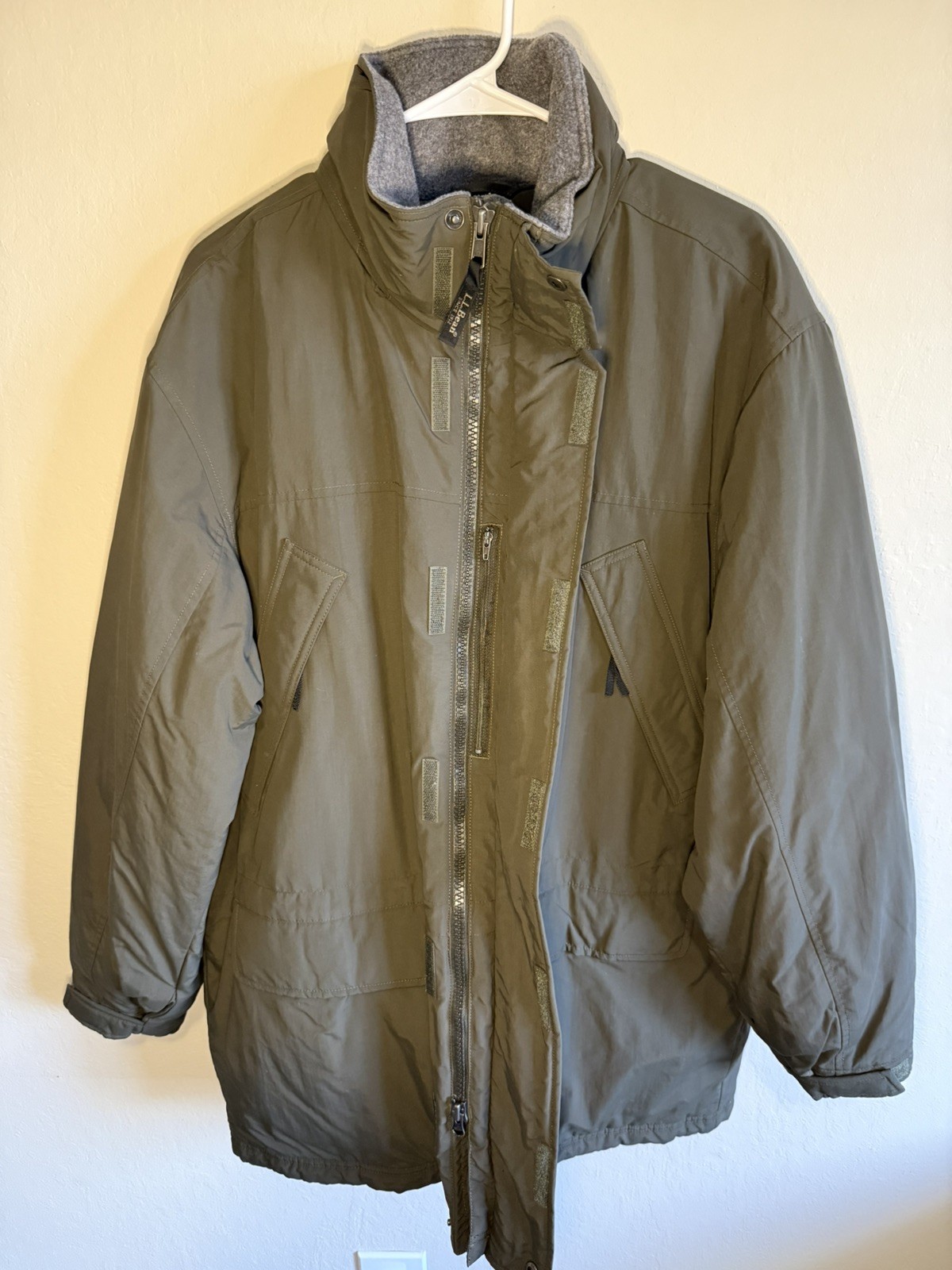 L.L. Bean Men’s Large Tall Barn Chore Jacket Polartec Thinsulate Fleece Lined