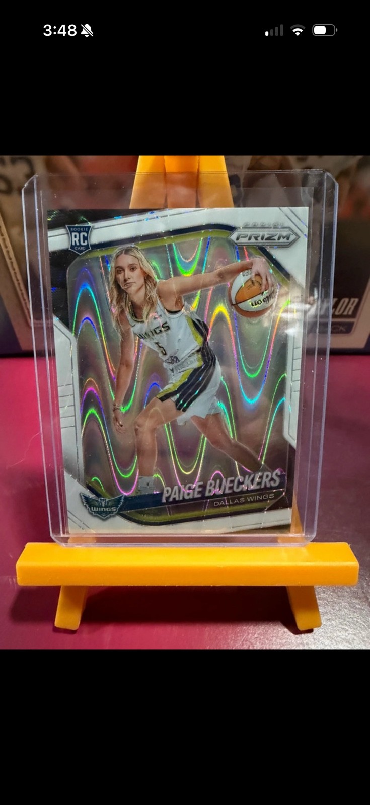 2025 Panini Prizm - Rookie Variation Paige Bueckers White Seismic Prizm (RC)